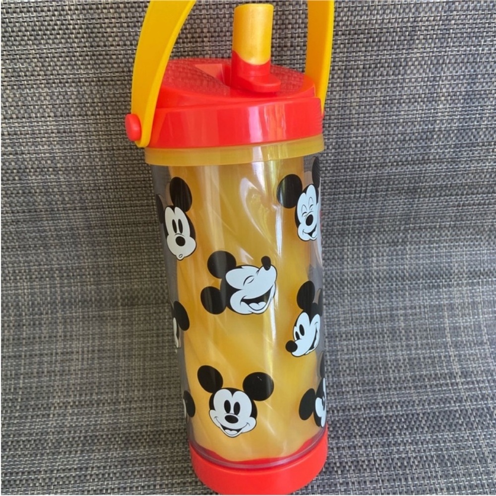 Disney‎ Mickey Mouse Tumbler Cup Color Changing Flip Top And Straw - Picture 3 of 4